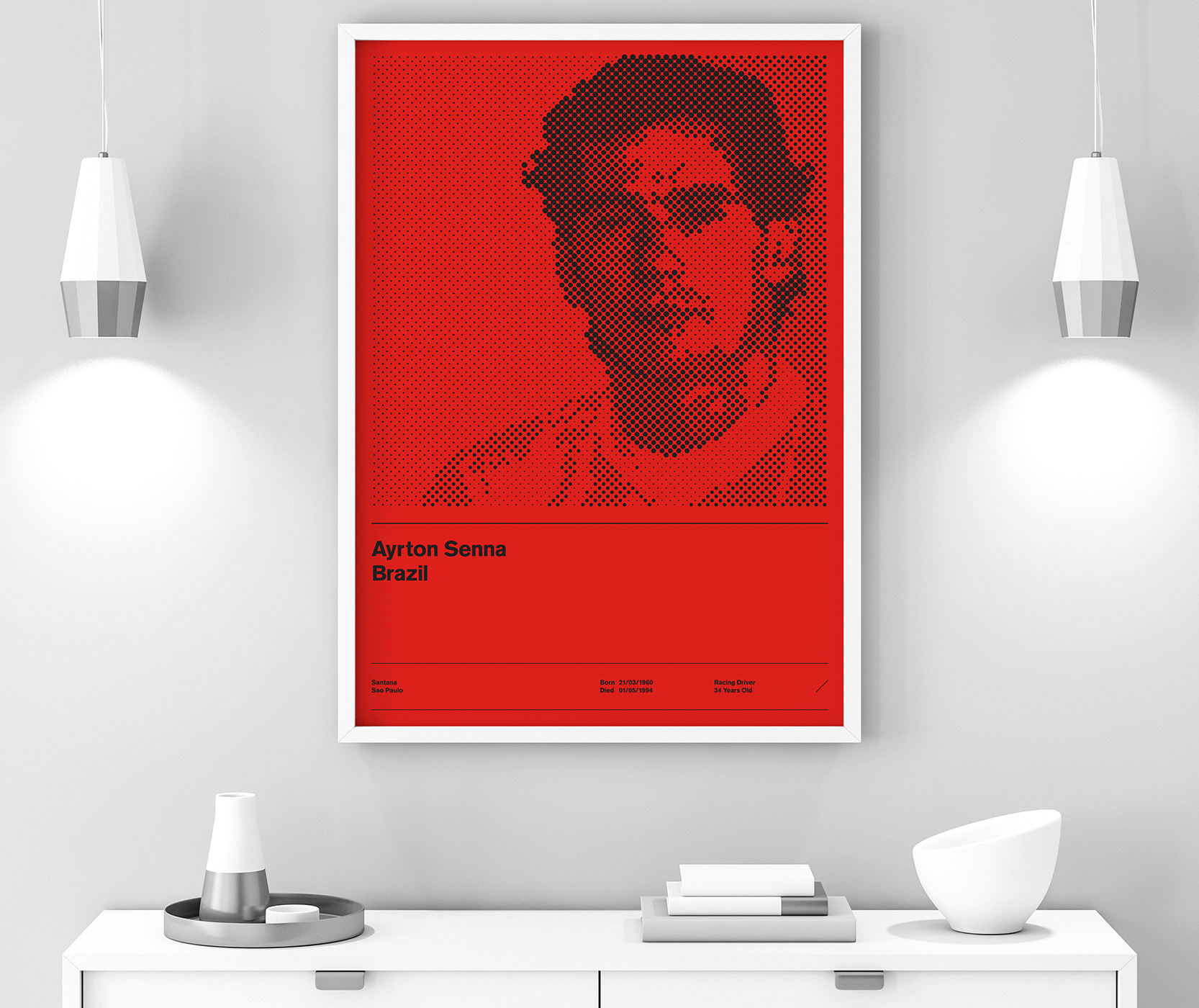 Ayrton Senna 5834 Poster